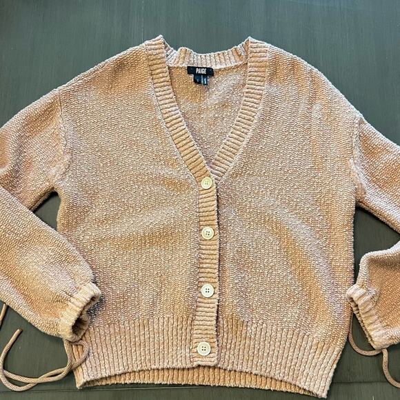 PAIGE Bougainvillea Knit Cardigan Sweater - Picture 5 of 6